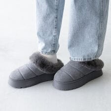 メヌエ(menue)の厚底 ボリュームファー ショートムートンブーツ