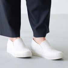 25春夏新作 こっそり脚長 +4.5cm インヒール スリッポン | ウェレッグ(welleg)