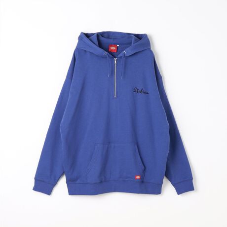 Dickies（ディッキーズ）】／裏毛ハーフジッププルパーカー 