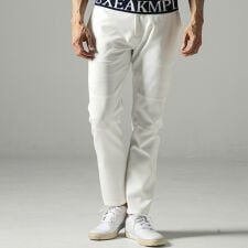 LUXEAKMPLUS(リュクスエイケイエムプラス) サイドロゴスラックストラックパンツ