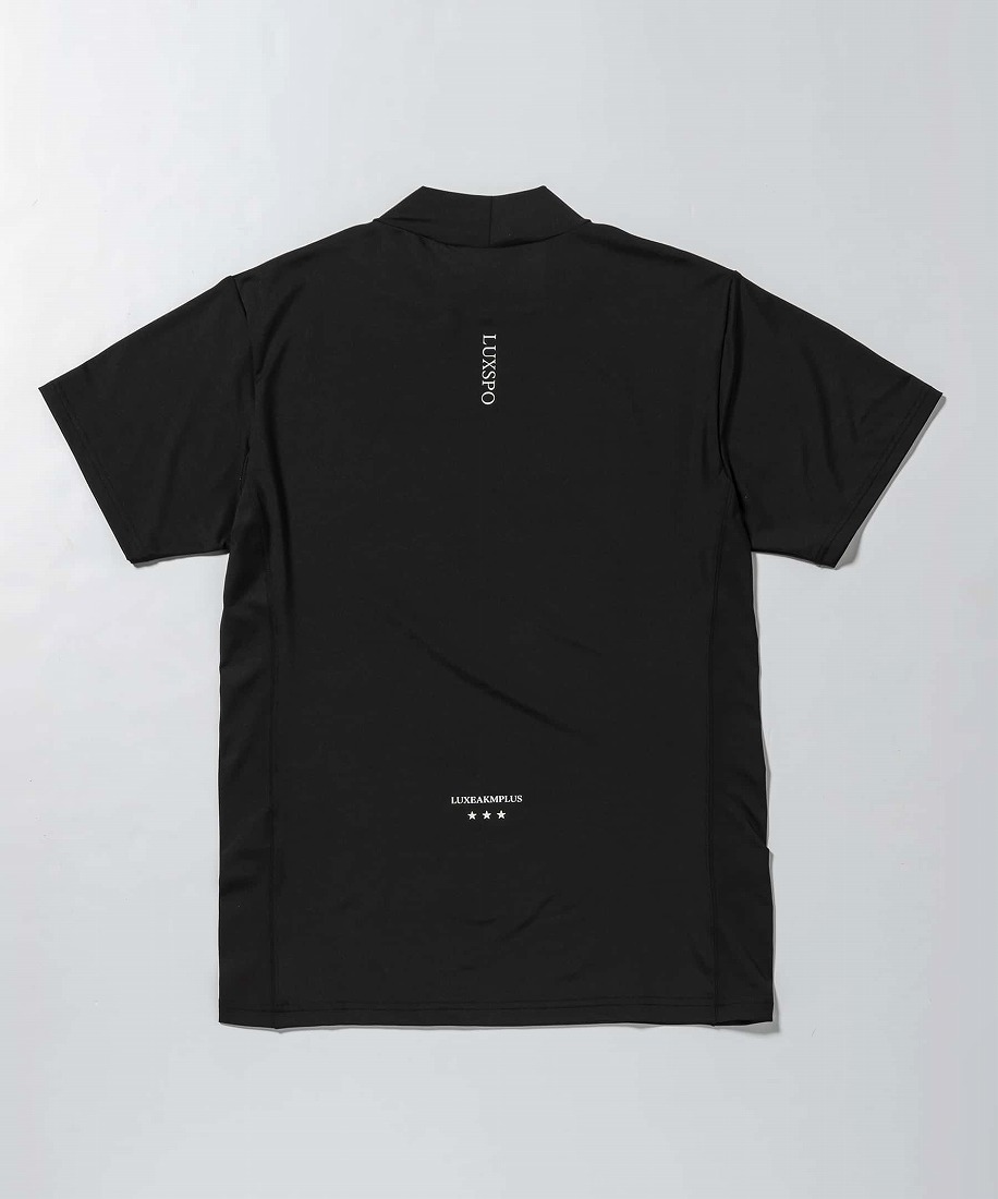 LUXEAKMPLUS ゴルフ マルチロゴモックネック半袖Tシャツ | リュクス 