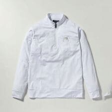 LUXEAKMPLUS×roar ゴルフ ハーフジップモックネックTシャツ