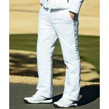 リュクスエイケイエムプラス(LUXEAKMPLUS)のLUXEAKMPLUS ゴルフ サイドロゴ中綿ワイドロングパンツ