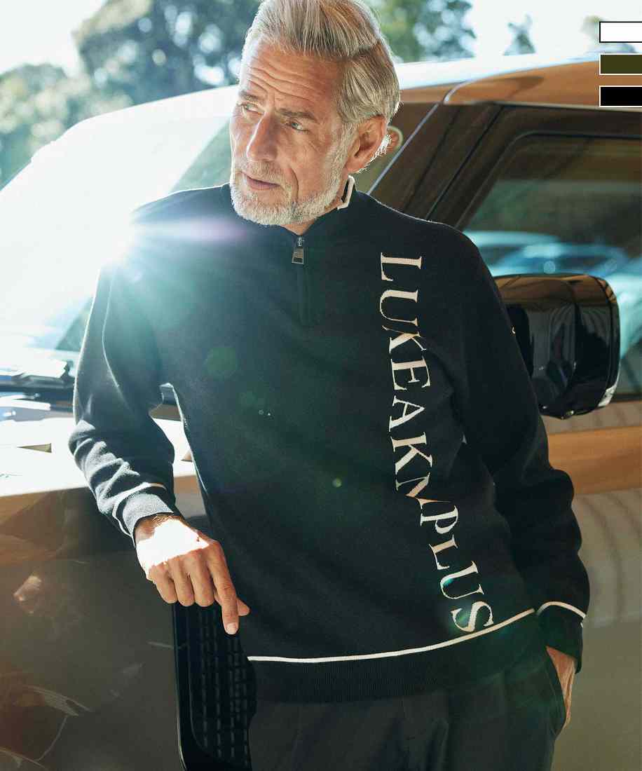 新品グローバルワーク キーネックニット スキッパーニット キーネック