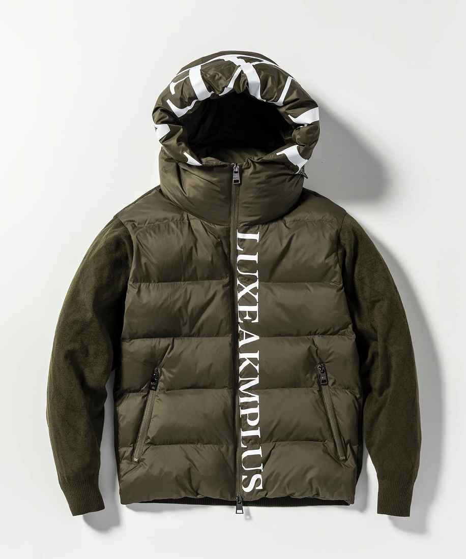 LUXEAKMPLUS ゴルフ フードロゴ軽量ナイロンジャケット | リュクス