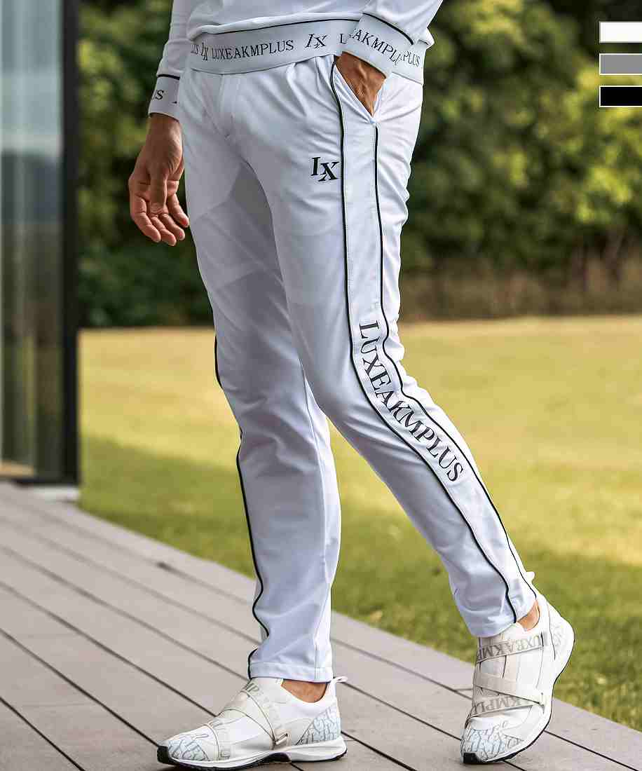 リュクスエイケイエムプラス（LUXEAKMPLUS）/LUXEAKMPLUSゴルフ トリコットストレッチラインパンツ LUXEAKMPLUSゴルフ トリコットストレッチラインパンツ | リュクス