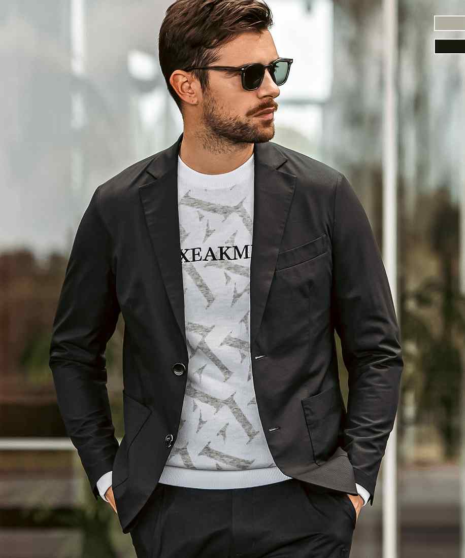 LUXEAKMPLUSゴルフ ラインハーフジップ ブリーザブルブルゾン