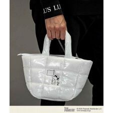LUXEAKMPLUS ゴルフ【スヌーピー】パデッドミニトートバッグ