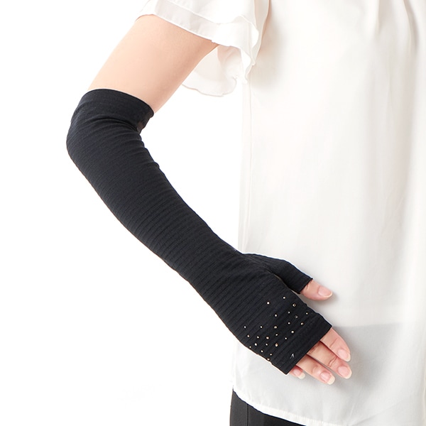 新品未使用タグ付き　五本指　手袋　ローラアシュレイ　黒赤紺ブラックレッドネイビー 手袋 レディース ローラアシュレイ スマホ対応 かわいい パール