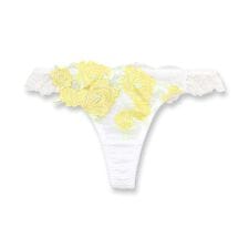 フランデランジェリー(fran de lingerie)のゴージャス薔薇刺繍フェミニンヒップに 「グレースイストグランデ」 Tバック タンガ