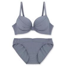 フランデランジェリー(fran de lingerie)の人気の「ふわ盛」パターンデイリー使いやすいシンプルさ 「ふわ盛スムース 」 ブラジャーショーツセット