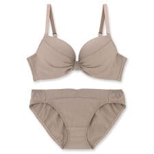 フランデランジェリー(fran de lingerie)の人気の「ふわ盛」パターンデイリー使いやすいシンプルさ 「ふわ盛スムース 」 ブラジャーショーツセット