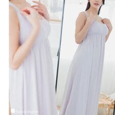 餅田コシヒカリさんとコラボ ナイトブラ付きルームウェア『LuNight（ルナイト）』ロングワンピース