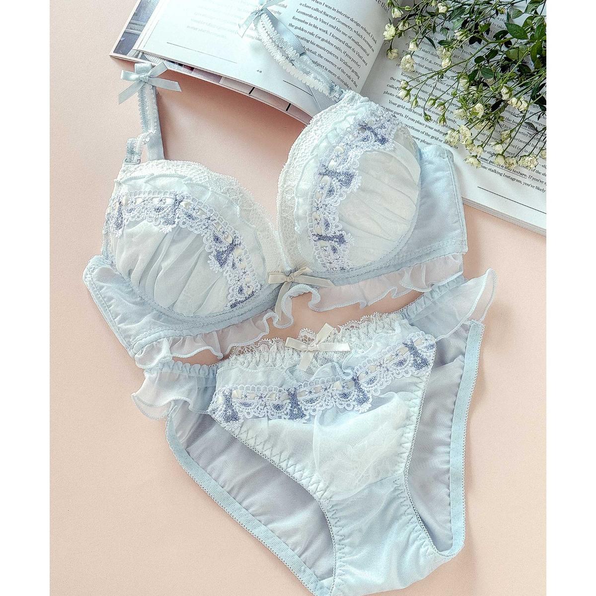 【kanrekiri】BRADALIS ブラ＆ショーツセット ✕2 メゾンブリーズ MAISON BREEZE ギュピールレース ブラショーツ