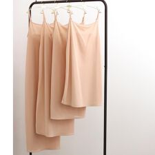 美シルエットを作るこだわりパターンお洋服に合わせて丈を選べる「ベーシックスリップ」