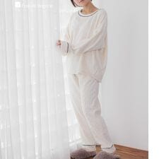 フランデランジェリー(fran de lingerie)のもこもこ ルームウェア パジャマ レディース 冬 あったか 着る毛布 部屋着 モコモコ