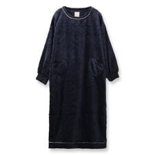 もこもこ ルームウェア ワンピース パジャマ 冬 レディース あったか 着る毛布「メモリーフリース」