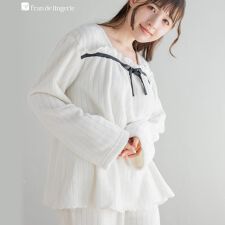 もこもこ ルームウェア パジャマ レディース 冬 あったか モコモコ 着る毛布「メモリーフリース」