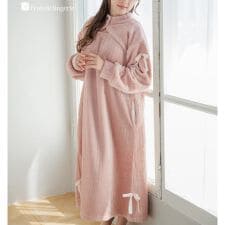 もこもこ ワンピース ルームウェア パジャマ 冬 あったか 着る毛布 部屋着 レディース モコモコ