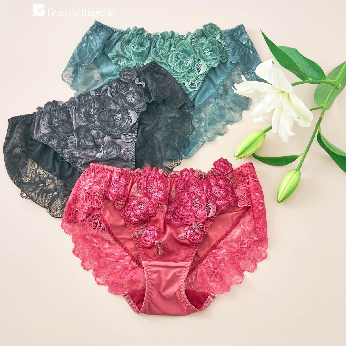 [�}���C]�Җ]�̖ݓc�R�V�q�J���R���{ �q�b�v�Ƀt�B�b�g����m�[�}���V���[�c �u �O���[�X�\���� �O�����f���A�v/�t�����f�����W�F���[�ifran de lingerie�j ���C��