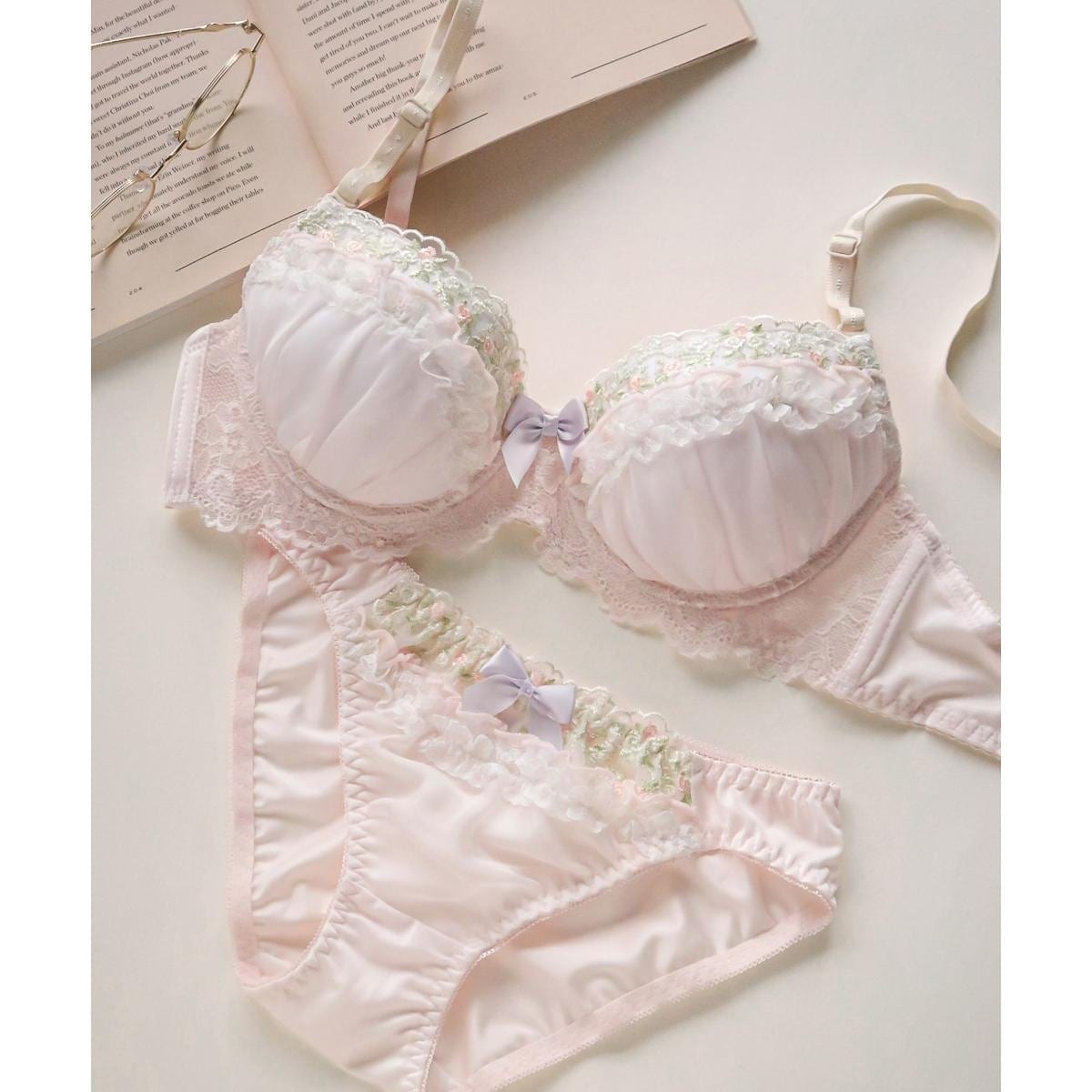 [�}���C]�V�쑱�X�� �u�y�A�u���W���[ �y�A�u���W���[�i���C���[�L��j�v �u���W���[�V���[�c�Z�b�g/�t�����f�����W�F���[�ifran de lingerie�j �s���N8