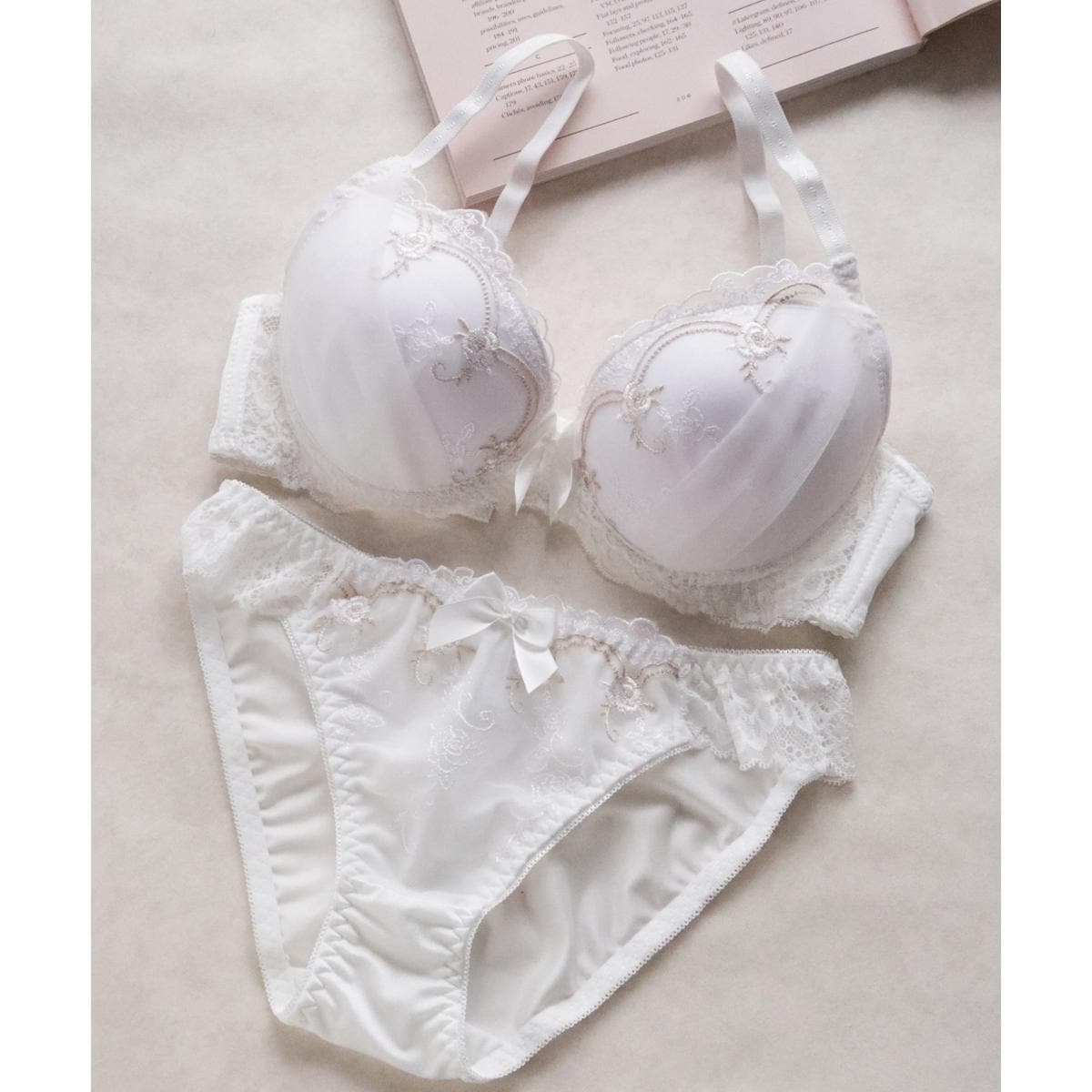 [�}���C]�V�쑱�X�� �u�y�A�u���W���[ �y�A�u���W���[�i���C���[�L��j�v �u���W���[�V���[�c�Z�b�g/�t�����f�����W�F���[�ifran de lingerie�j �z���C�g11
