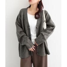 長袖 Vネック ニット カーディガン