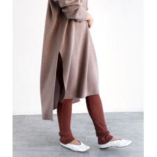 セルフカット リブ レギンス パンツ