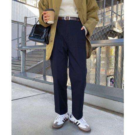 ǂȃJWAR[f1{Ŕ̂钅ȂɃL}IN^bƏ_炩ȃRbgfނSn悢nCEGXgEZ^[vXExCJ[pcVołBZ^[vXƐɌčׂdグe[p[hEVGbgLCɂ܂Ƃ߂ĂCpcBʓIȃfjnƔׂāA┖Ōyp|CgłBWXgTCYŒp΁ALC߃JWAɁBTCYĒp΁AbNXR[fɁB[AbvĒpہA܂ŃoXǂdオAXeb`ɂ܂BD݂̃X^Cɍ킹Ē܂킹AI[V[YΉ̂߃{głInFȂi􂢂ĂׁAFɂăTCYɑ̃ocL܂B̏A߂BBẽCeBOAɂȂĂ郂j^[EPCɂۂ̏iƐFقȂČꍇ܂B̏エ߉BQlTCYFySzF92.5cmEGXgF30cmҏF32cm҉F64cmF18cm킽F28.5cmqbv(xg18cm)F45.5cmQlTCYFyMzF94cmEGXgF32.5cmҏF32.5cm҉F64.5cmF18.5cm킽F30cmqbv(xg18cm)F48cmQlTCYFyLzF95.5cmEGXgF34cmҏF32.5cm҉F66.5cmF18.5cm킽F30cmqbv(xg18cm)F49cmfށF100%lLkFȂFzCg኱萶ňF蔧FƂĂ邻̑FN^bƏ_炩ȎYnF@F hCN[jOF EFbgN[jOF