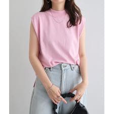 ハイネック ノースリーブ ニット トップス