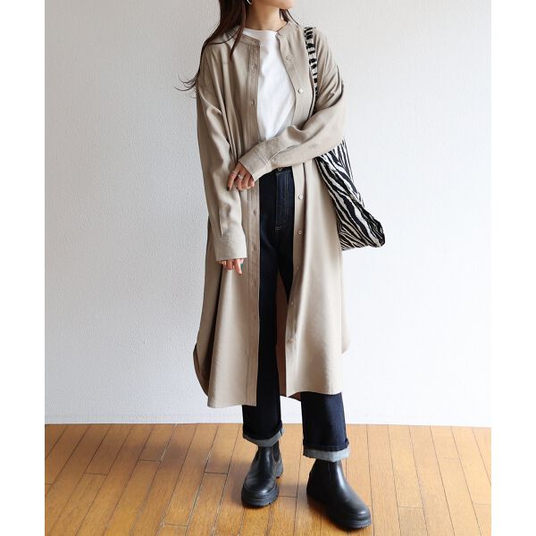 シャツワンピース