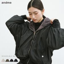 リバーシブル フード付き MA-1 ブルゾン | アンドミー(andme) | マルイ 