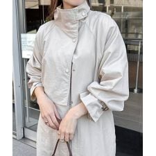 2way スタンドカラー トレンチコート