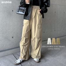 アンドミー(andme)の2way ミリタリー カーゴパンツ