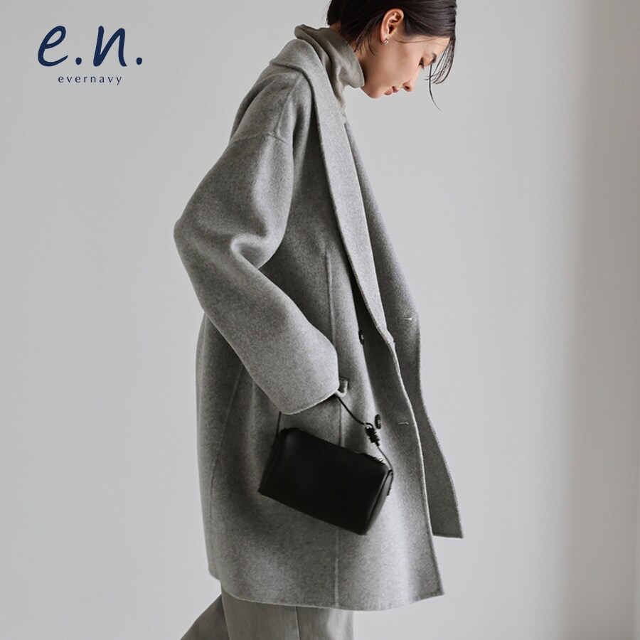 ECO WOOL ダブルブレストコート | スローブ イエナ(SLOBE IENA