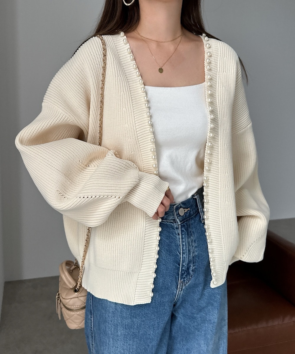 SLY - SLY CRUSH MARBLEカーディガン CRUSH MARBLE カーディガン[品番：BJLW0022179]｜SLY OUTLET