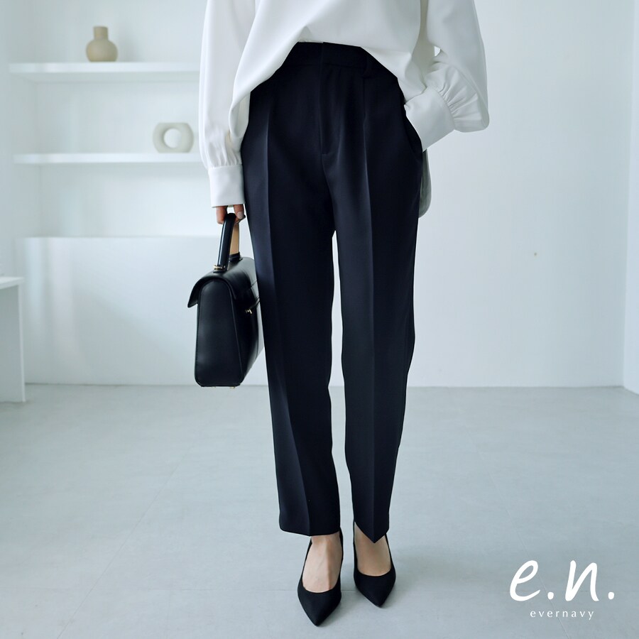 UE スリムテーパードパンツ　M スリム テーパード パンツ evernavy エバーネイビー | エバーネイビー
