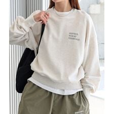 ANME エンブロイダリー ロゴ 裏毛 スウェット トップス ANME アンメ