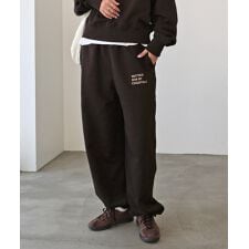 アンメ(ANME)のANME エンブロイダリー ロゴ 裏毛 スウェット パンツ ANME アンメ