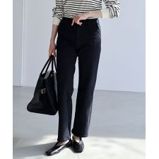 ピンタック テーパード デニム パンツ evernavy エバーネイビー