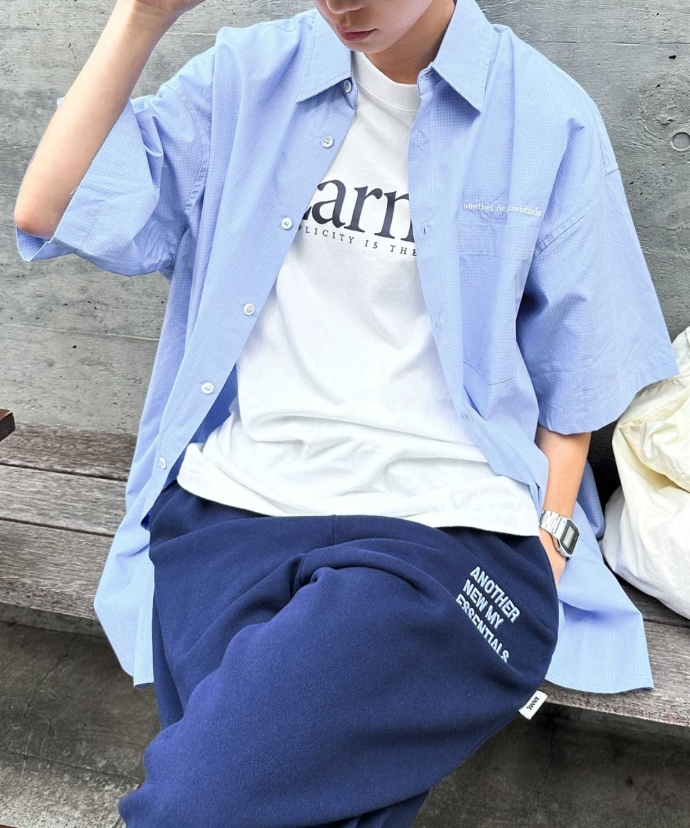 AIGLE / エーグル ヘビーウェイトコットン オーバーサイズ ビッグロゴ 半袖Tシャツ セール】 ヘビーウェイトコットン オーバーサイズ ビッグロゴ