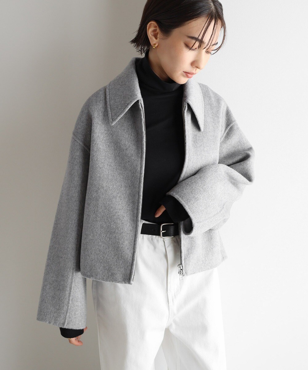 ケーブルデザインフェイクファーブルゾン | スコットクラブ(SCOTCLUB