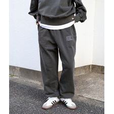 アンメ(ANME)のピグメント加工 ANME エンブロイダリー ロゴ 裏毛 スウェット パンツ ANME アンメ