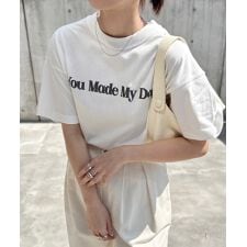 立体 ロゴ プリント 半袖 Tシャツ