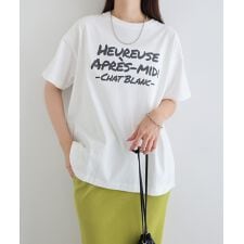 メッセージ ロゴ プリント 半袖 Tシャツ