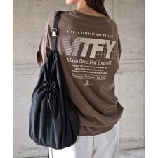 ピグメント加工 MTFY ロゴ プリント 半袖 Tシャツ ANME アンメ