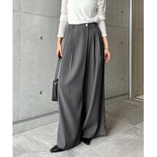 タック ワイド ラップ パンツ