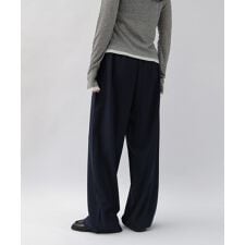 とろみ イージー ワイド パンツ