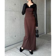 フリージア(Freesia)の2way ニット ロング ワンピース スカート Freesia フリージア