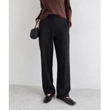 裏起毛 ポンチ カーブ パンツ evernavy エバーネイビー